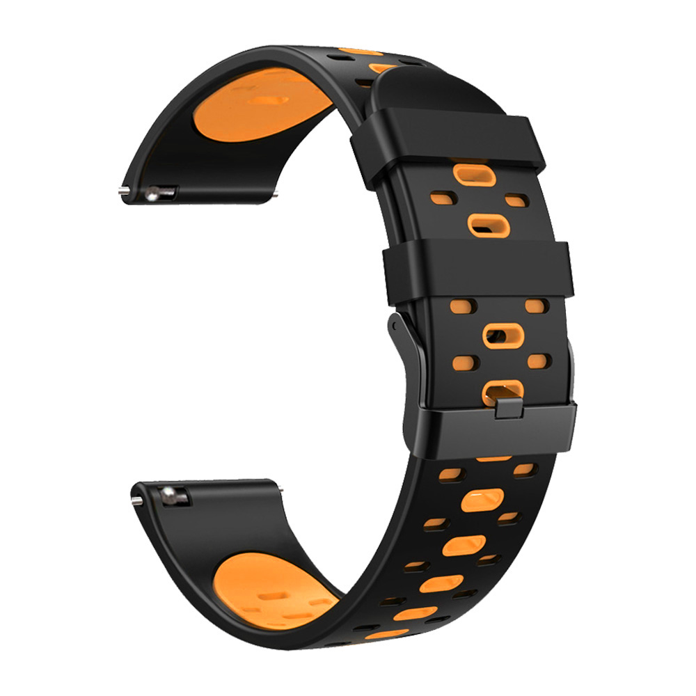22mm Sport Silikon strap für Xiaomi Mi Uhr Farbe Sport Wristbelts Sport Armband für Mi Uhr Farbe 2 Ersatz uhrenarmbänder: B / 22mm universal