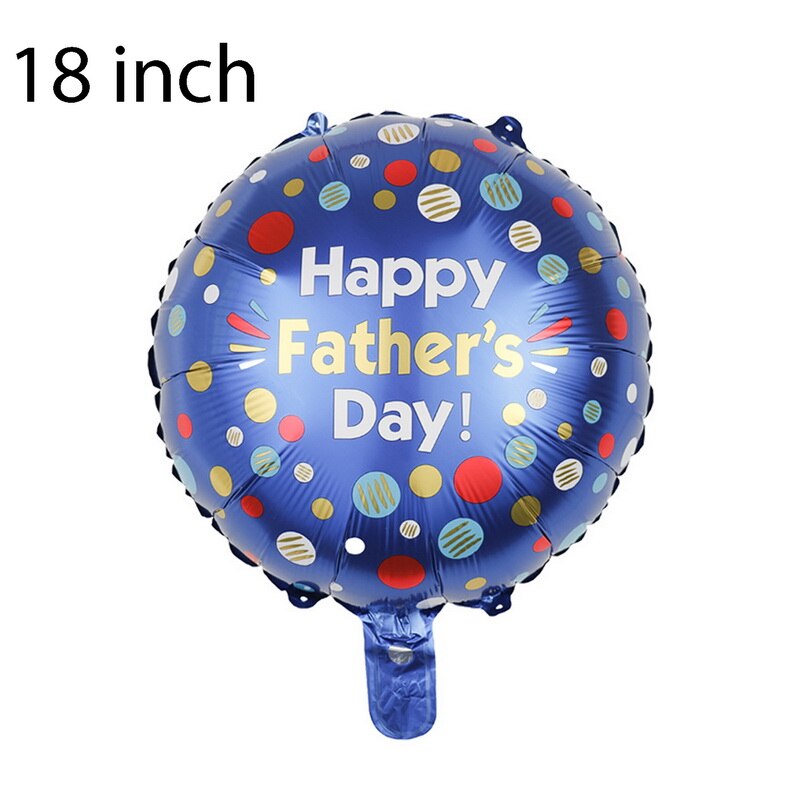 Ballons à hélium pour fête des pères, 18 pouces, espagnol, à feuille, décoration de fête
