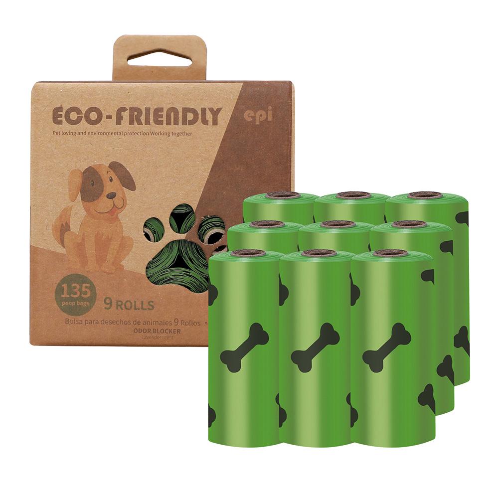 9/18/36 rolls Dog Poop Bag Pet Poop Picker Degradable Poop Picker Eco-friendly Dog Waste Disposal Bags: 9 rolls