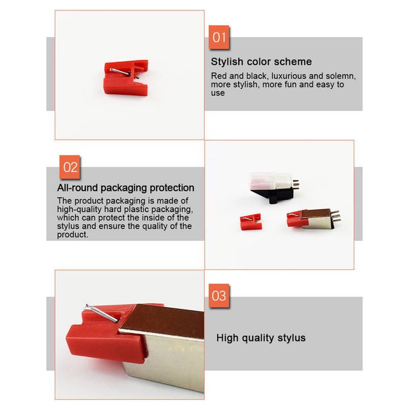 Vinyl Record Player Replacement Stylus Turntable Needle For Retro Phonograph Magnetic Stylus Is More Accurate Tone Is More Pure