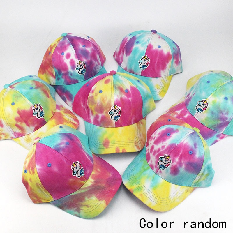 Mädchen Regenbogen Baseball Kappe Sommer Hüte Männer Frauen Snapback Cartoon Einhorn Basebaal Hut Kappe Für Mädchen Lässig Ausgestattet Casquette