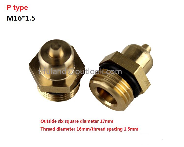 Inflatable Shaft Inflation Nozzle Pneumatic Shaft Nozzle Air Shaft Nozzle Air Expanding Shaft Valve: P type