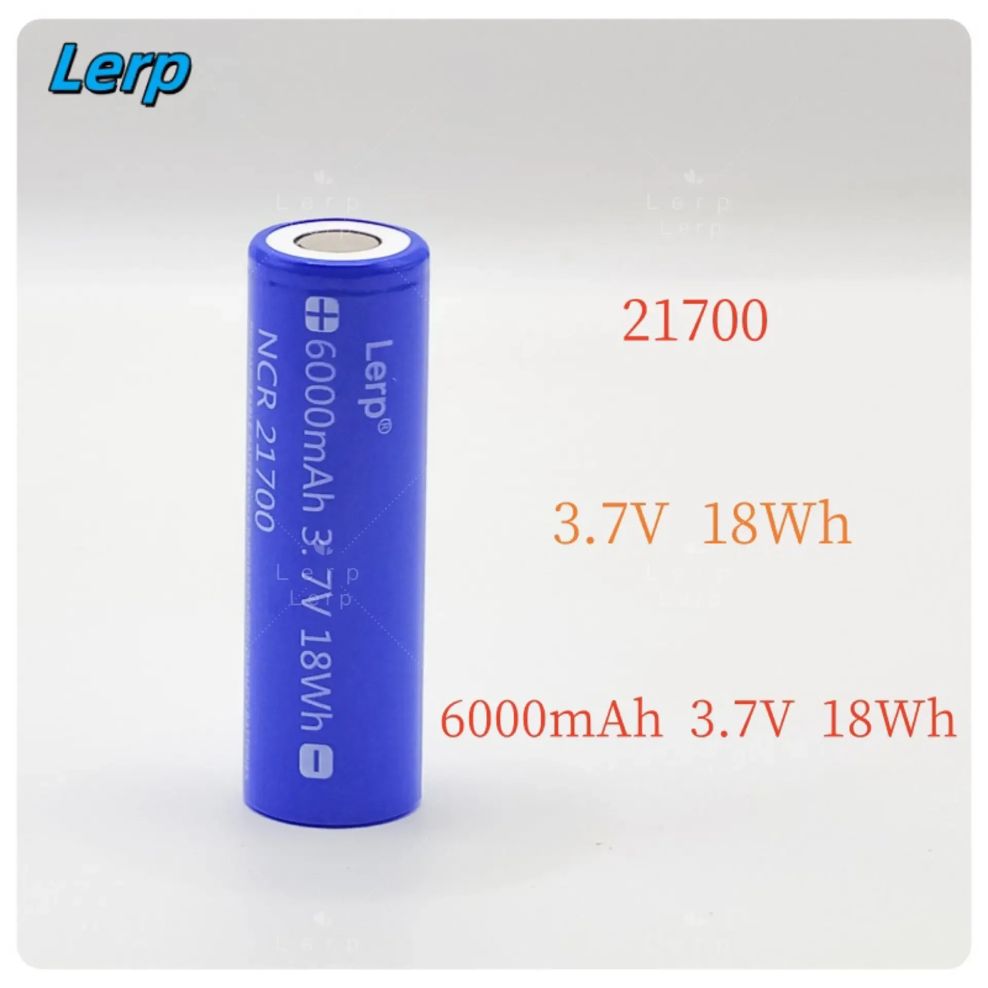 21700 3.7v 6000mAh li-ion battery cell 5C 20A high rate 21700 for diy pack power EV AGV RV robot wholesa lerp15: PURPLE