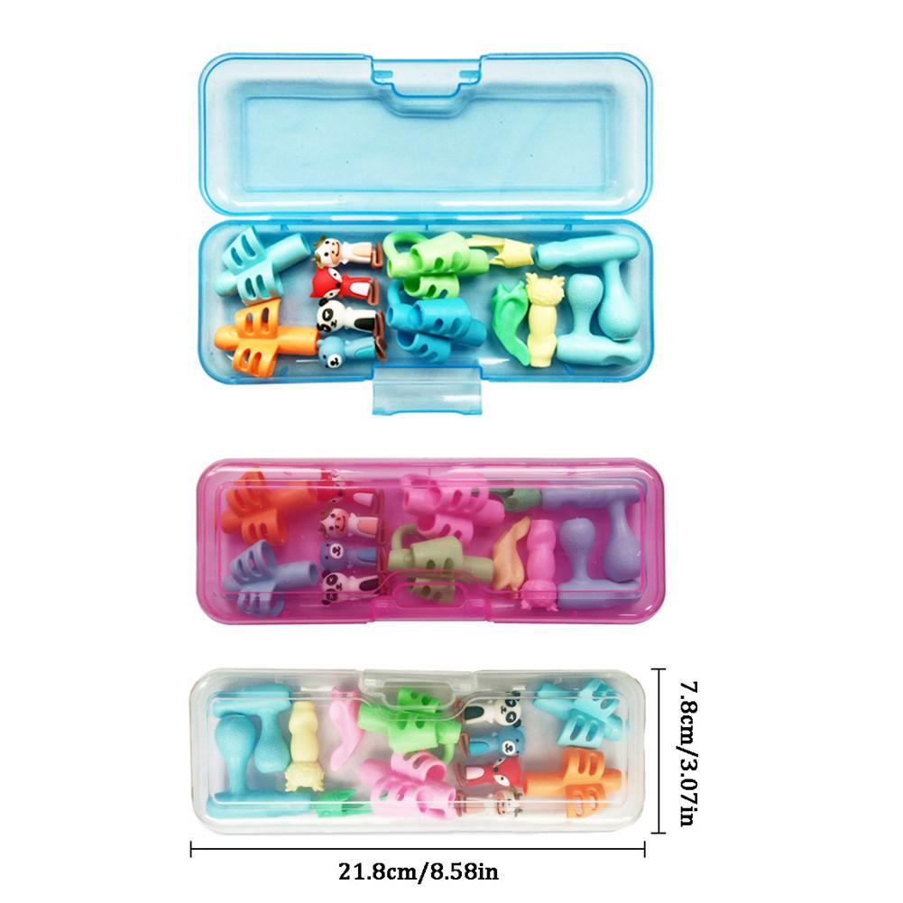13 Stuks/set Siliconen Baby Leren Schrijven Tool Schrijven Pen Schrijven Correctie Apparaat Kinderen Briefpapier