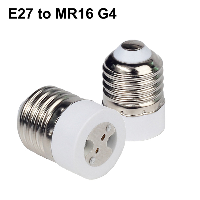 Bulb Converter E27 Male to E12 E14 E40 B22 MR16 G4 G9 GU10 Female Lamp Socket Bulb Base For Indoor Lighting Bulb Extend Adapter: Gold