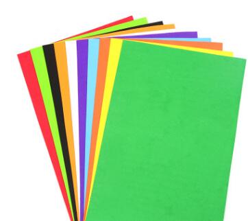 Väri sieni paperi eva vaahtomuovi arkki scrapbooking askartelu päiväkoti joulu käsityö tee-seitse materiaalit värikäs lisää kokoa