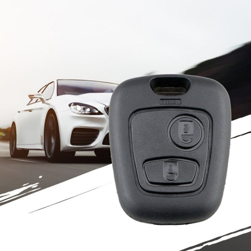 2 Button Remote Key Car Key Shell Fob Case Replacement Shell Cover for Citroen C1 C4 for Peugeot 107 207 307 407 206 306 406