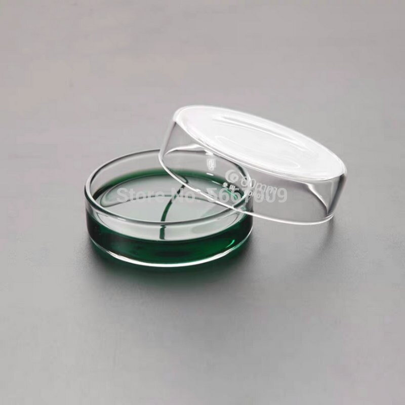 10 stk/pakning 60mm petriskåler av boro glass rimelig til celleklare steril kjemiske instrumenter til dyrking av laboratorieutstyr