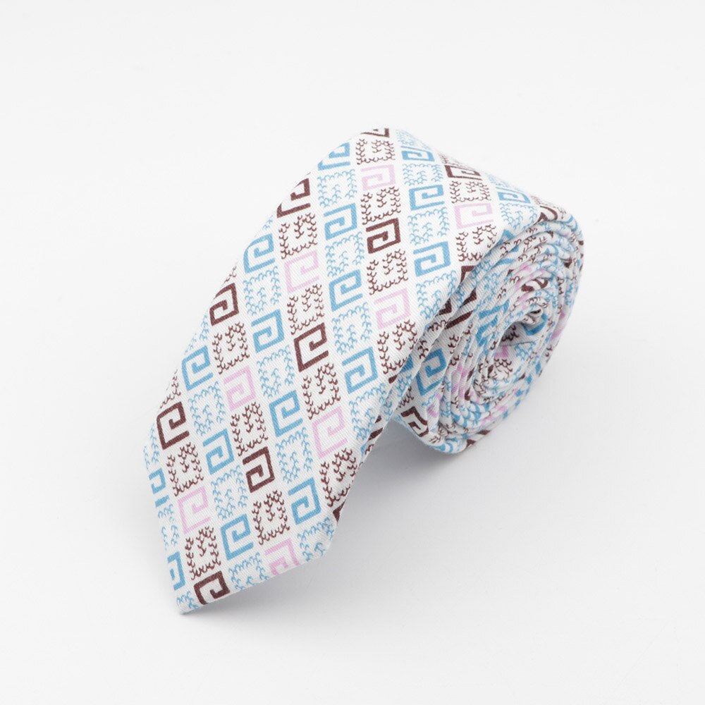 Corbatas de algodón a rayas a cuadros para hombre, corbata para hombre, ropa clásica, corbata para boda, sensación de tecnología, corbatas: 6
