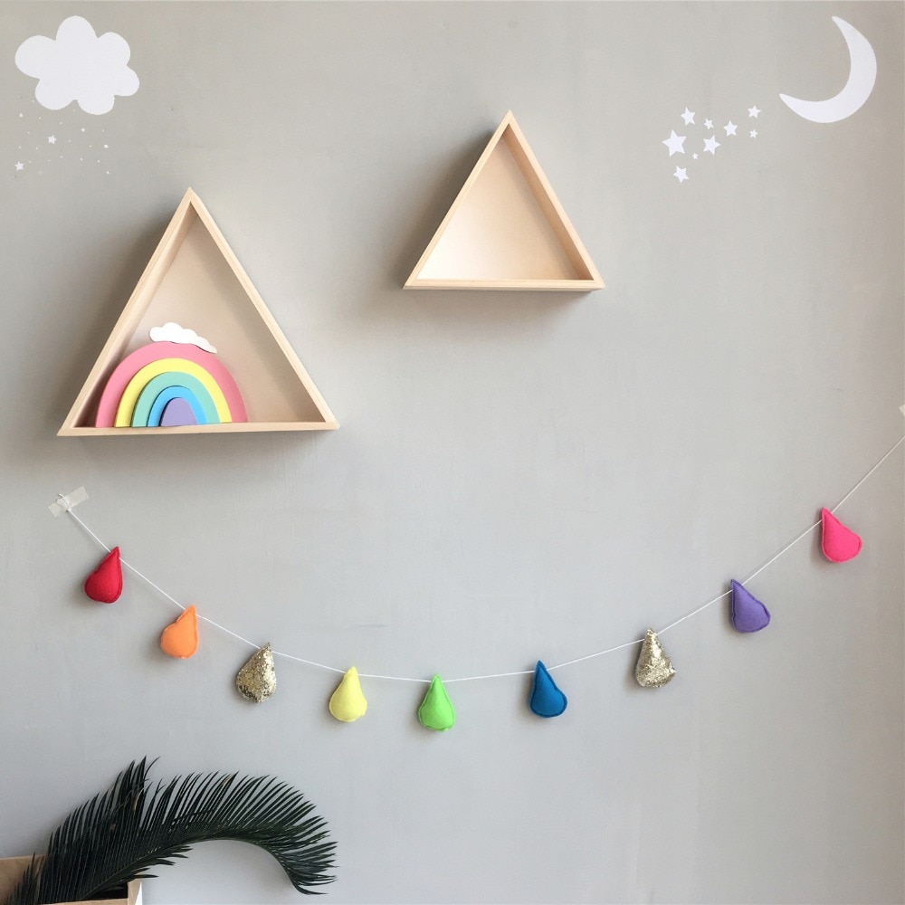 Props Waterdruppels Pasgeboren Baby Slaapkamer Decor Opknoping Speelgoed Kinderen Crib Opknoping Decoratie Kids Play Tent Decoratie Tent