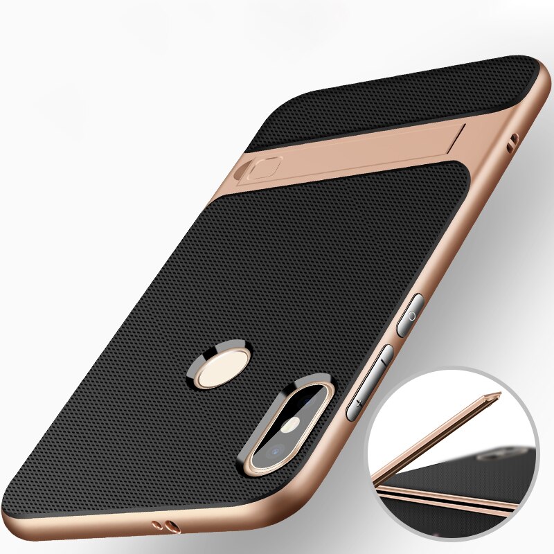 Coque de protection complète pour Xiaomi, compatible modèles Redmi Note 5 Pro, Note 5 Pro, Version globale, avec béquille arrière