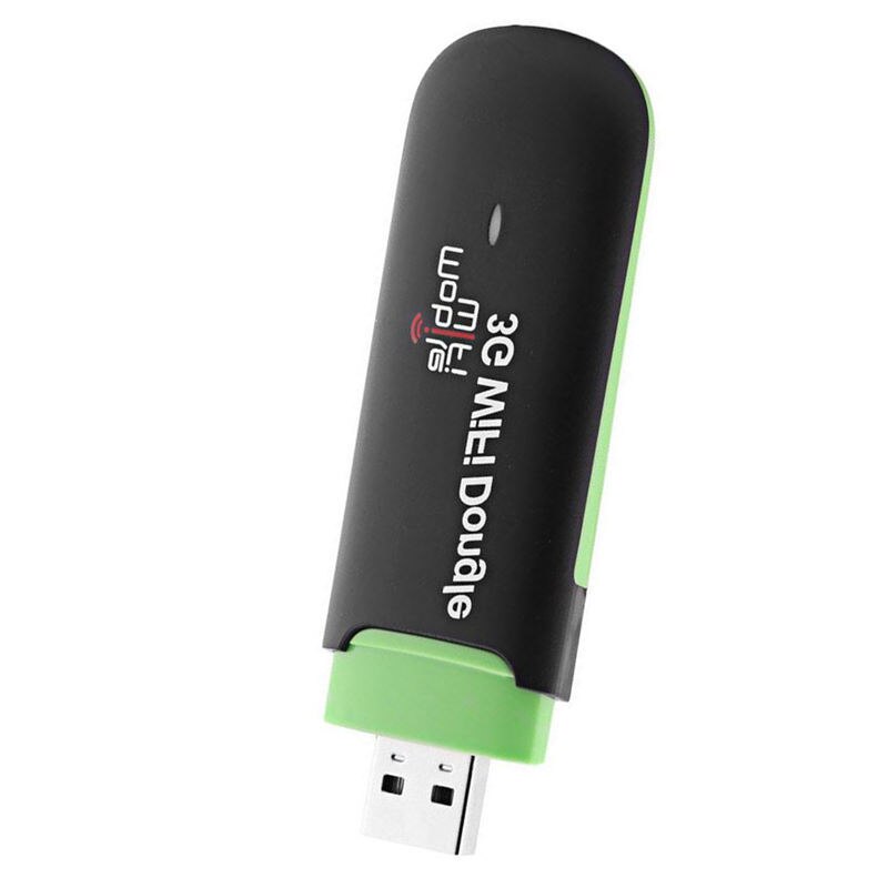 Trådløs 3g mobil wifi router usb dongle mobilt bredbåndsmodem bærbart netværkskort hotspot wifi modem support sim-kort