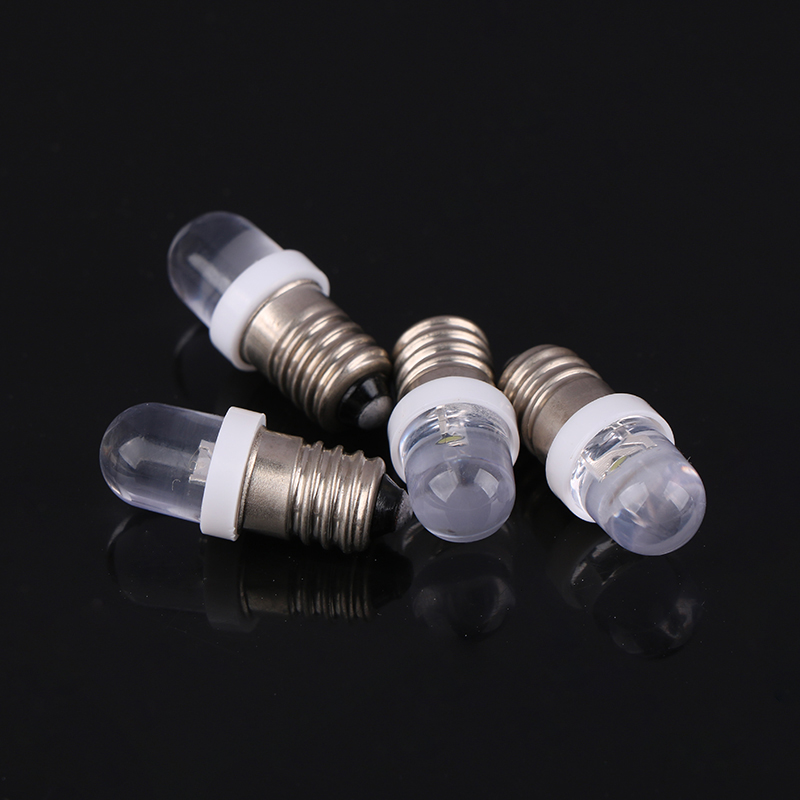 5Stck e10 LED-Lampe e10 dc 3v 6v 12v 24v Instrumenten lampe e10 Anzeige lampe altmodische Taschenlampe Taschenlampe DIY Arbeit Mini Licht
