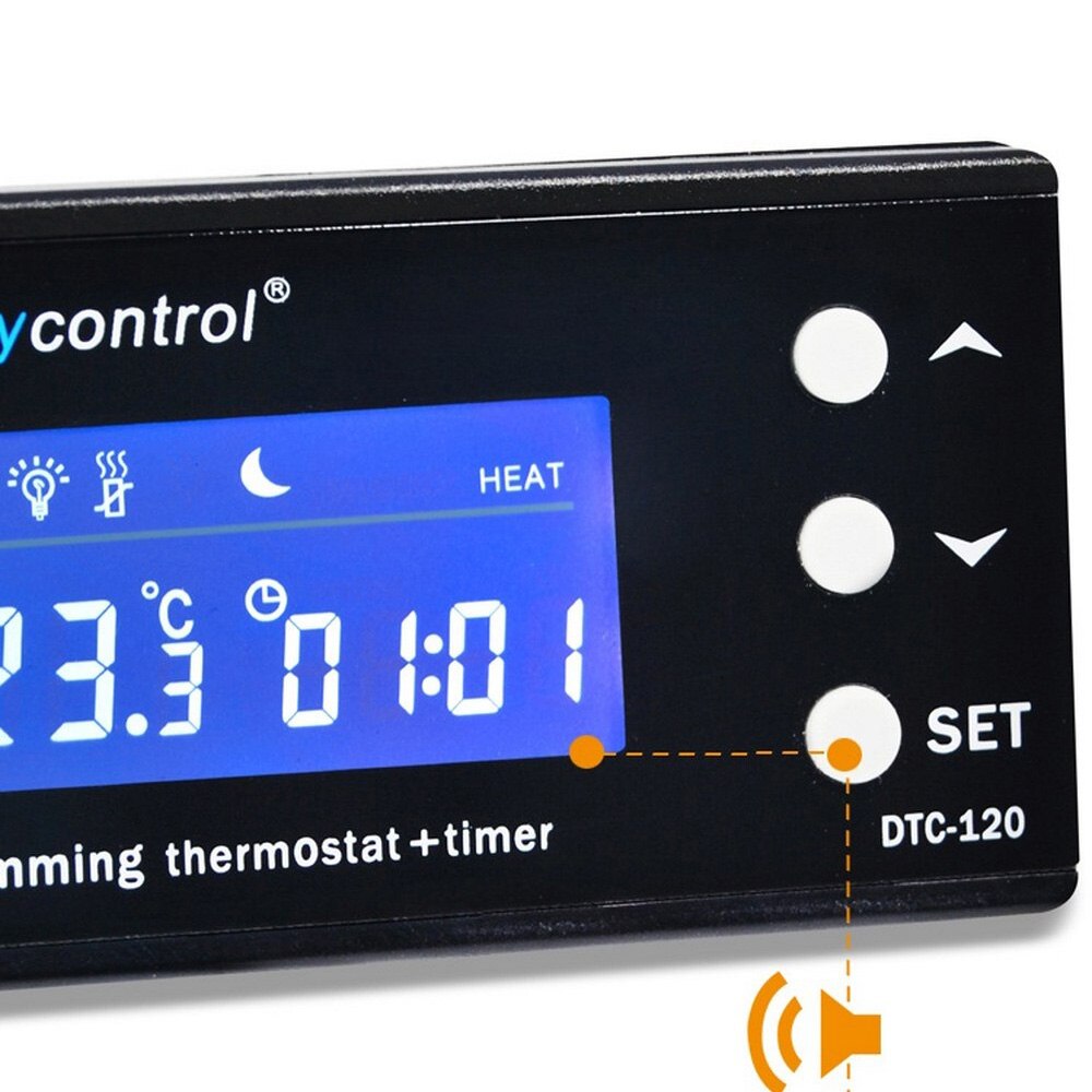 Digital Aquarium Thermostat PID Temperature Controller Waterproof Sensor Outlet Aquarium Heater Cooler Termostato Aquario TC-320