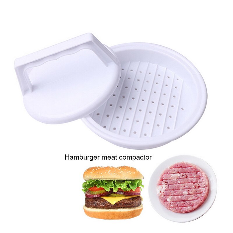 Keuken ronde vorm pers voedselveilige hamburger vleespers rundvlees grill hamburger pers patty maker mal mal gereedschap: Stijl 1