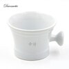 Bols et tasses à raser Ds outils de rasage de barbier en céramique de: WHITE