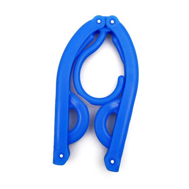 Składane stojaki robić suszenia bielizny domowe składane magiczne przenośne plastikowe wielofunkcyjne wieszaki podróżne: niebieski