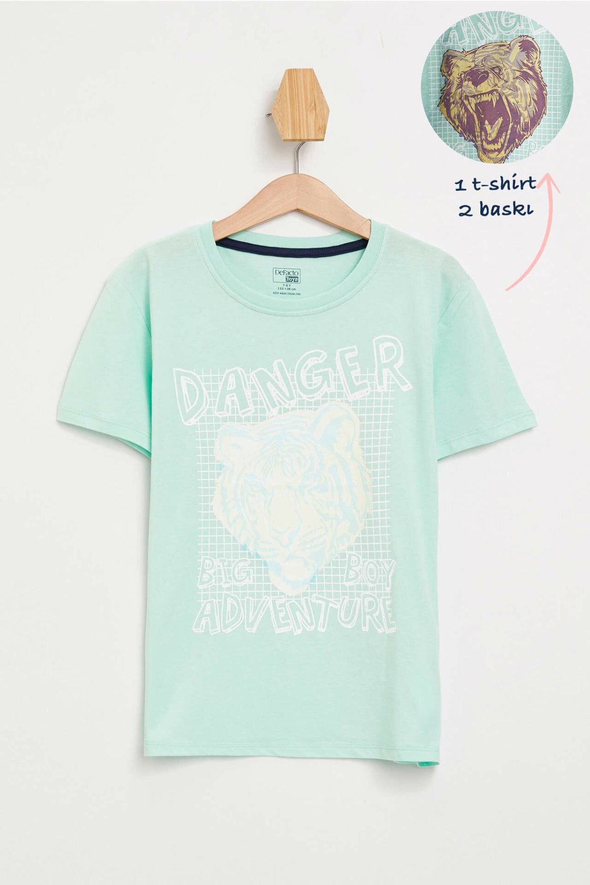 de facto Sommer Junge Oansatz Kurzarm Nette Jungen lässig T-Shirt freundlicher Karikatur-aufbringen Sport Spitzen Neue-K6326A619SM