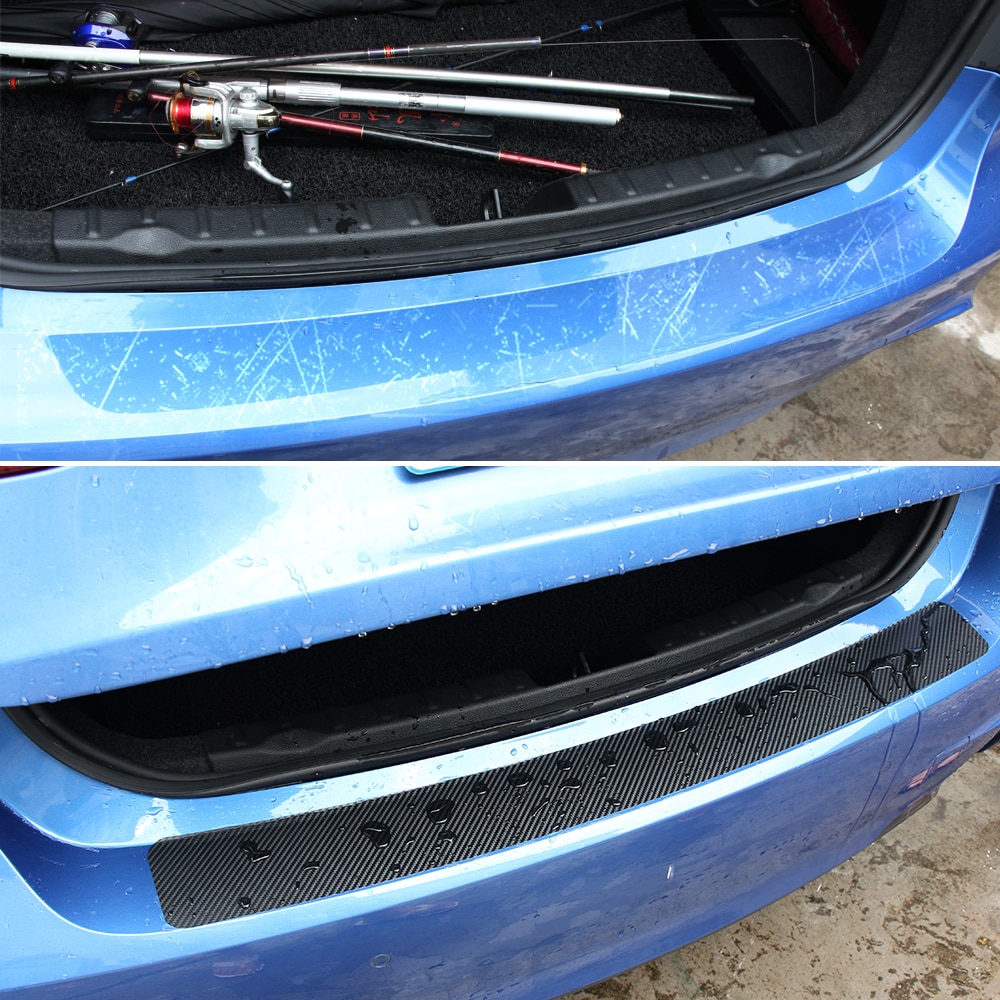 Autocollant de coffre arrière pour voiture en Fiber de carbone, accessoire de véhicule, Toyota Sienta Noah Voxy Esquire, VELLFIRE Alphard