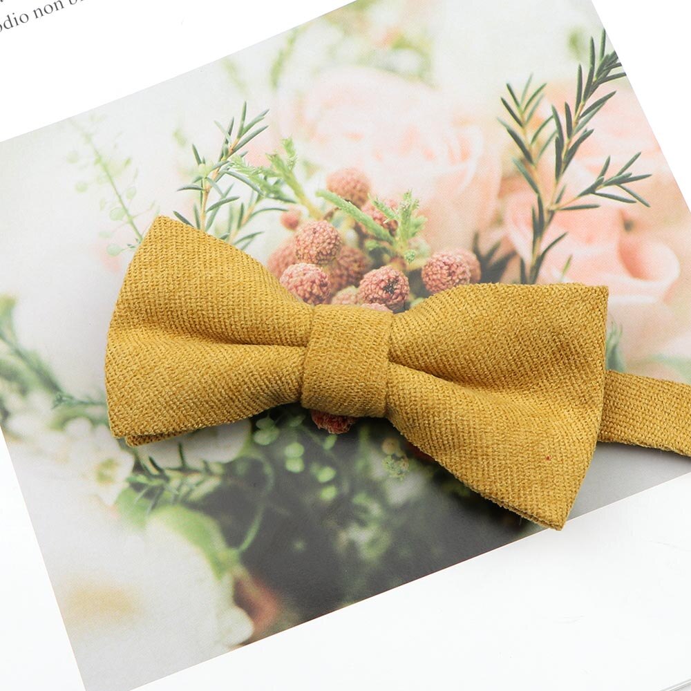 Heren Super Zachte Donzige Suede Ouder-kind Bowtie Set Macarons Effen Kleur Klassieke Leuke Vlinder Rood Groen Blauw roze Stropdas