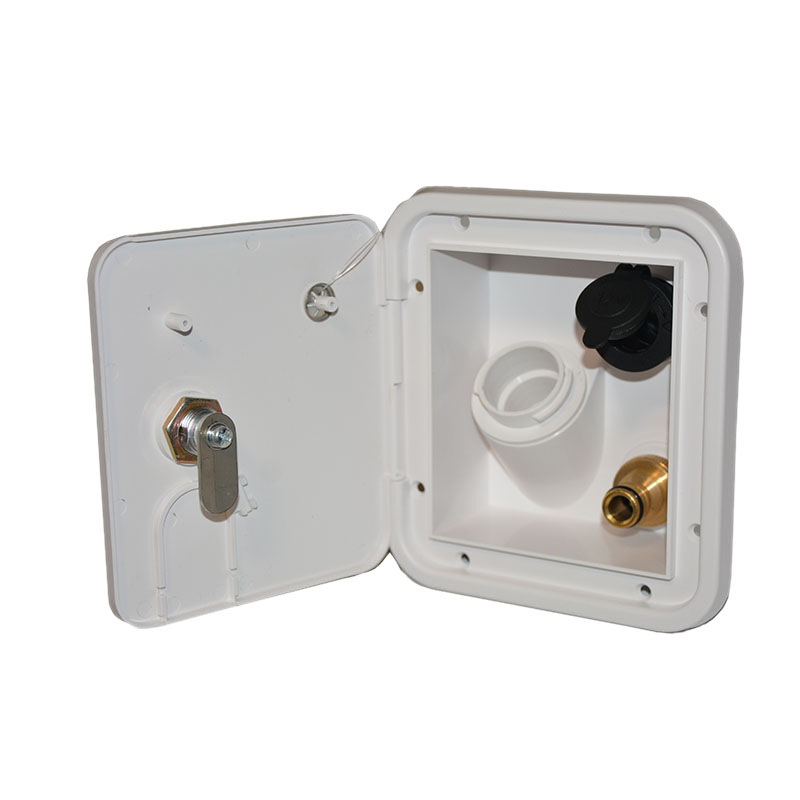 Universal Controllable White Gravity Water Hatch/Water Intake Fill Dish Lock Keys For Rv Trailer Camper Caravan Tanks
