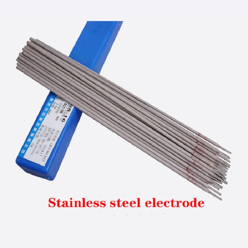 10 stk. elektroder til stiksvejsning af forbrugsstoffer til svejsning af rustfrit stål 1.6mm 2.0mm 2.6mm 3.2mm 4.0mm 5.0mm