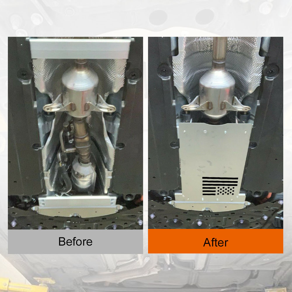 Aluminium Voor Toyota Prius Kat Security-Katalysator Shield Bescherming Defender Racing Auto Met Klinknagel