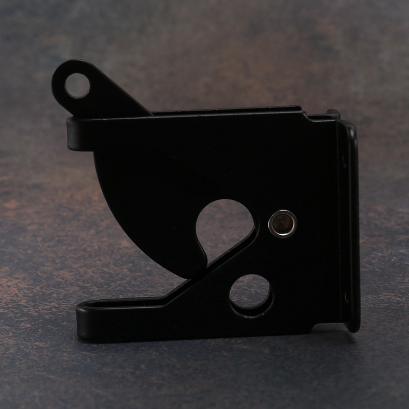 Self Locking Gate Latch Automatic Gravity Lever Fence Gate Lock for Wood Fence Gate Door Latches Steel Black