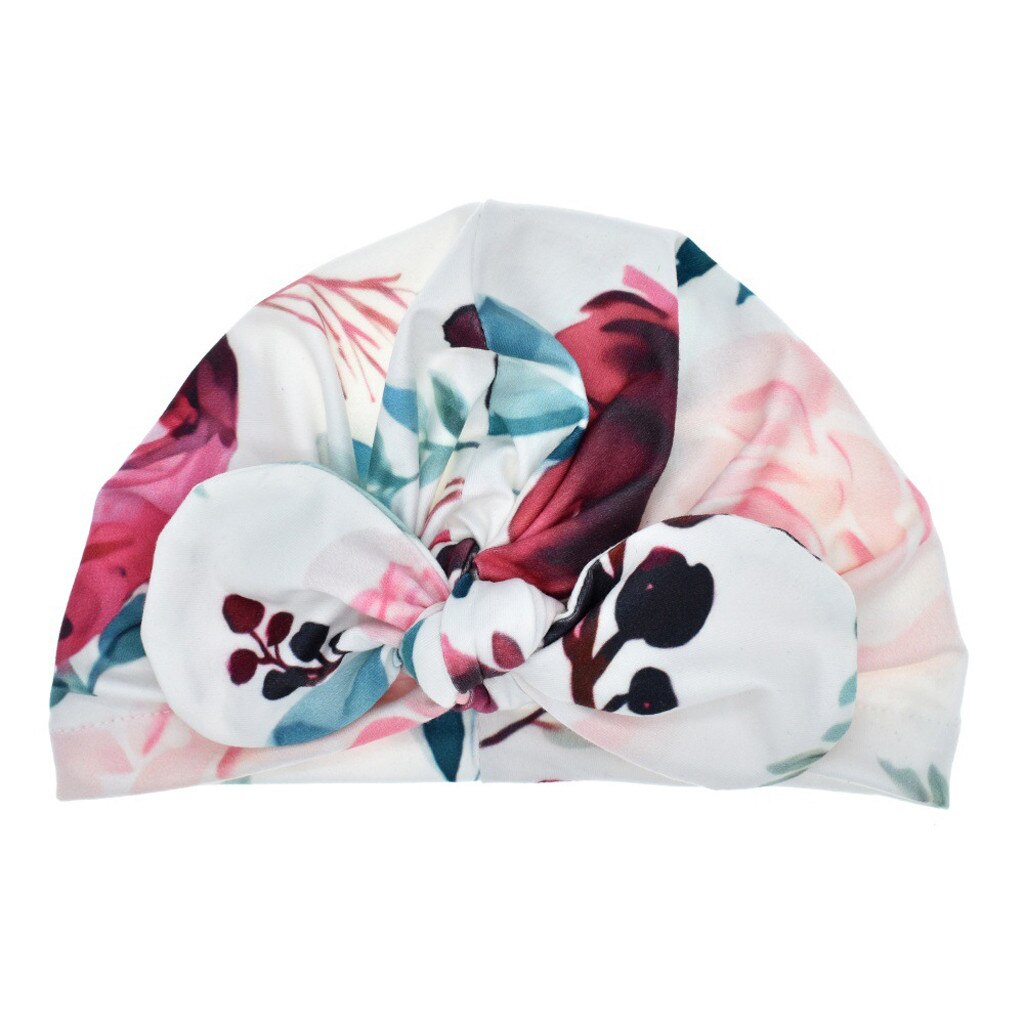 -né bébé garçon fille bébé chapeau de soleil chapeau à fleurs nœud papillon enfant en bas âge Turban Photo accessoires enfants enfants chapeau été directe