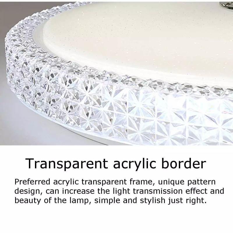 110-220V Modern RGB LED Ceiling Lights Home lighting APP bluetooth Music Light Bedroom Lamps Smart Ceiling Lamp+Remote Control