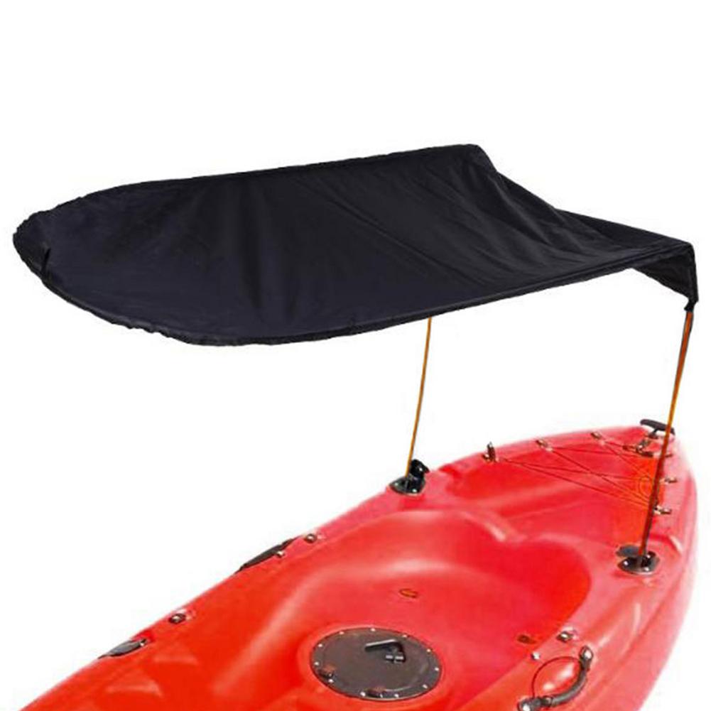 Polyester Single Person Kayak Boat Sun Shelter Anti UV Rainproof Canopy Sun Shade Sailboat Kayaking Awning Top Cover For Fishing: Default Title