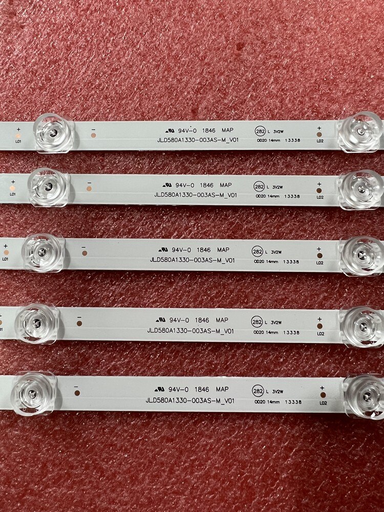 10LED LED strip For Hisense 58R6E 58H6550E 58DUS83 H58AE6100 H58A6100 H58AE6000 H58AE6100UK HZ58A55 JL.D580A1330-365AS-M_V02