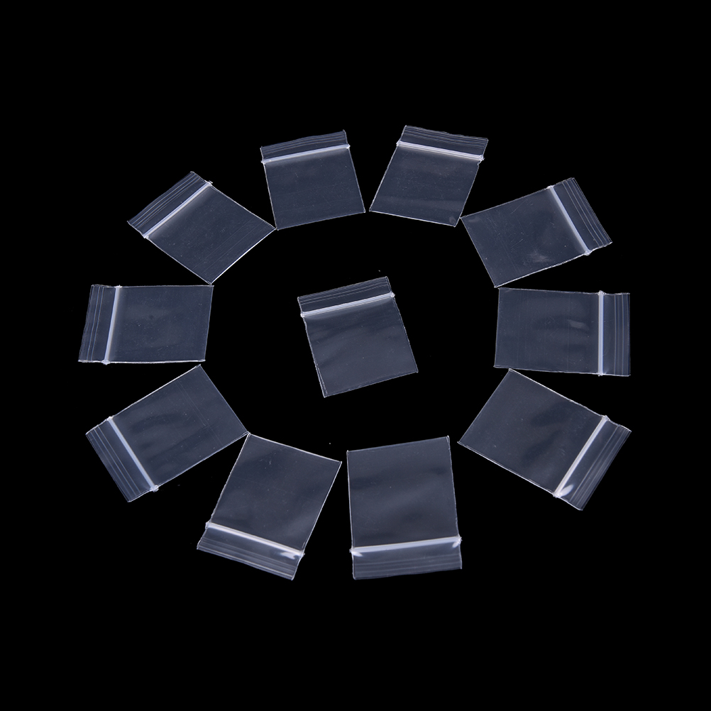 1000 PCS 4x3cm Small Plastic zipper bag ziplock bag Mini Zip lock Baggies Plastic Packaging Bags