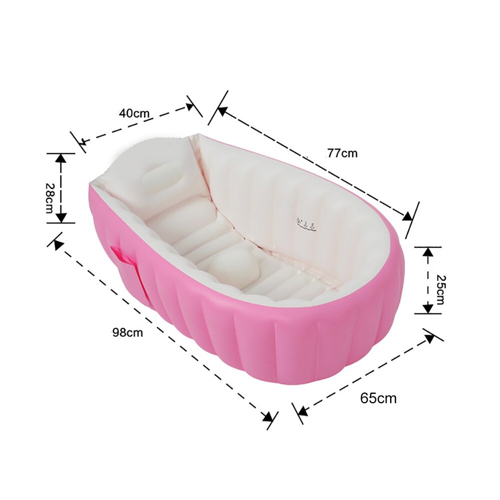 Portable Foldable Baby Infant Inflatable Bathtub Shower Basin Swimming Pool