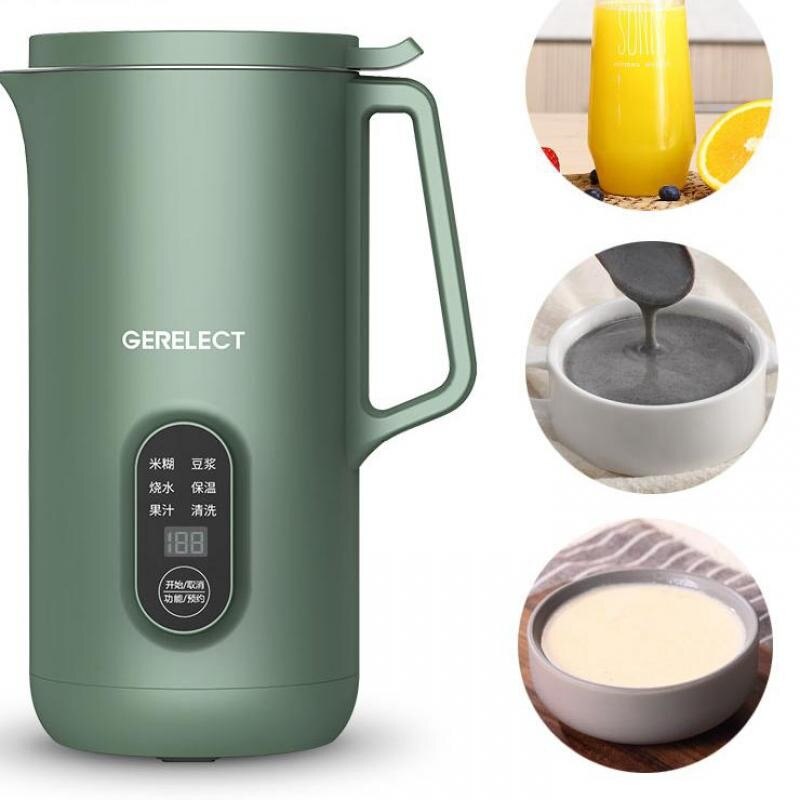 220v mini bærbar blender sojamelk maker intelligent filterfri multifunktion 350ml juicer ekstrakt soja mælk blender 589