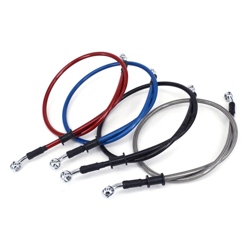 50cm-120cm Motorcycle brake Hose Braided Steel Brake Clutch Oil Hose Line