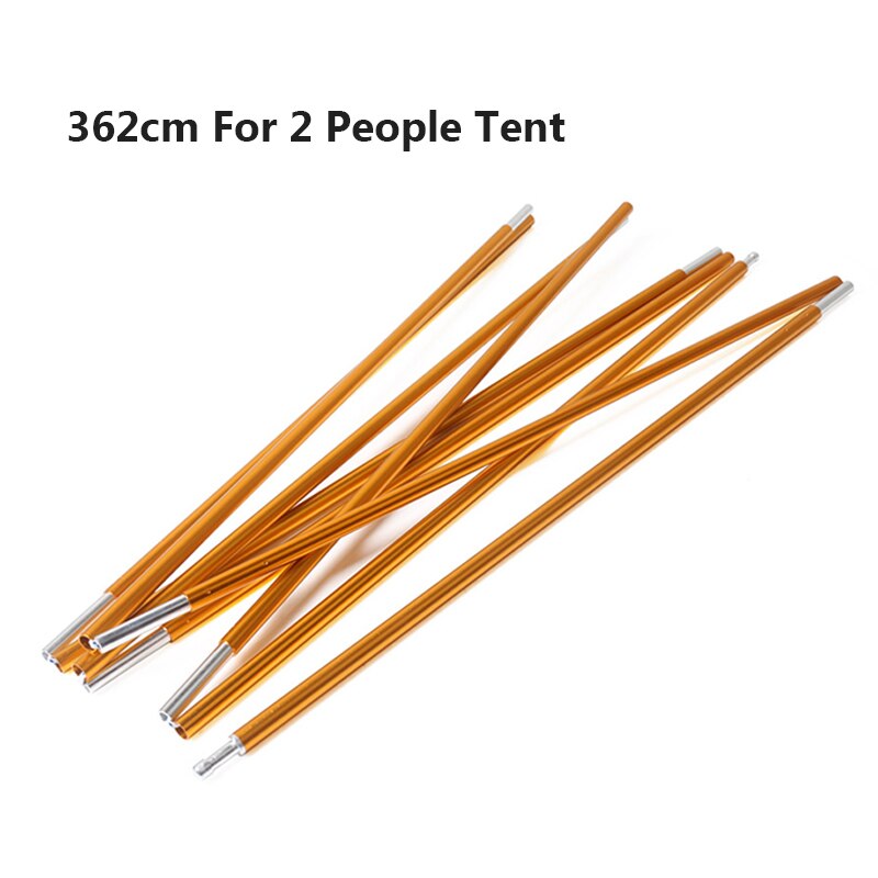 Campingstång utomhus campingutrustning 302-415cm höghållfast aluminium tältstång legering tältstång 5-8 personer tälttillbehör: 8