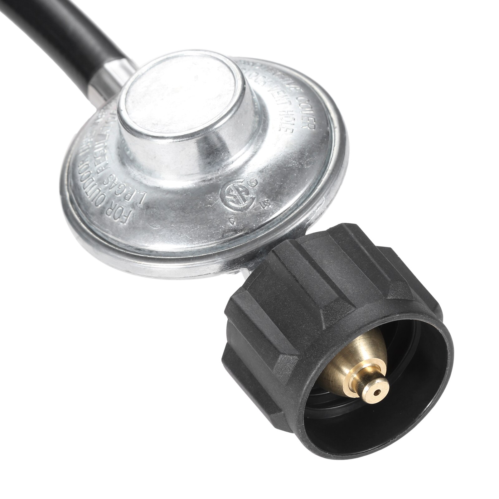 Hose Propane Regulator 5 Feet Hose Universal Grill Regulator Replacement Parts ,Elbow Fitting Adapter for 17"and 22" Table Grill