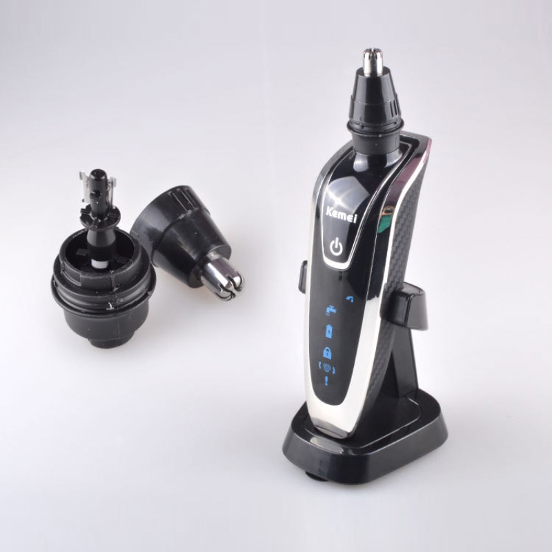 Kemei Elektrisch Scheerapparaat Voor Mannen Oplaadbare 4 In 1 Drijvende Vier Blade Hair Scheren Machine Vervanging Hoofd Scheerapparaat D40