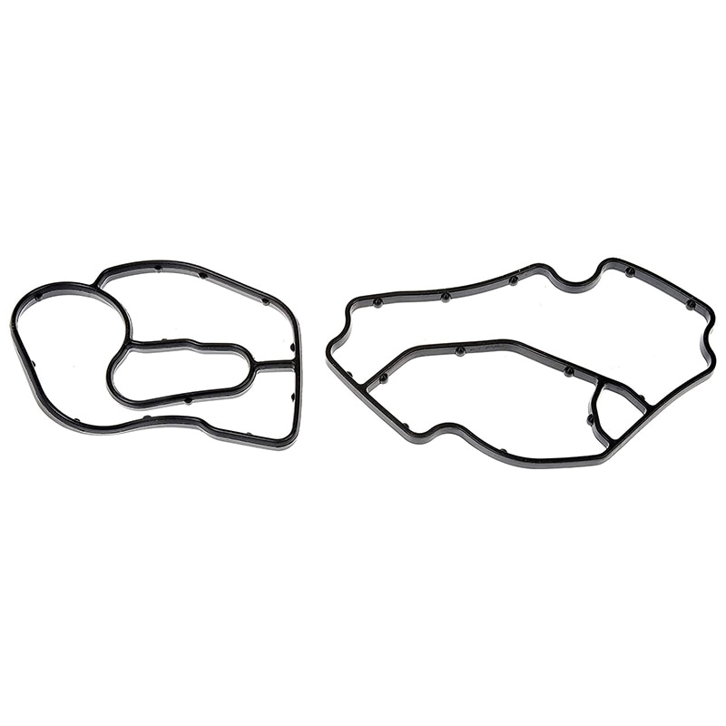 Junta de carcasa de filtro de aceite de goma negra, compatible con Mercedes Benz ML320, ML350, R320, Dodge Sprinter, 6421840080, 6421801410, 2 uds.: Default Title