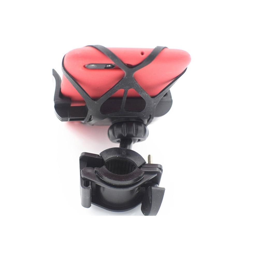 Universal Silicone Bike Phone Holder For iPhone Bicycle Motorcycl Elastic Strap For Mobile Phone Cycling Cellphone Stand Bracket
