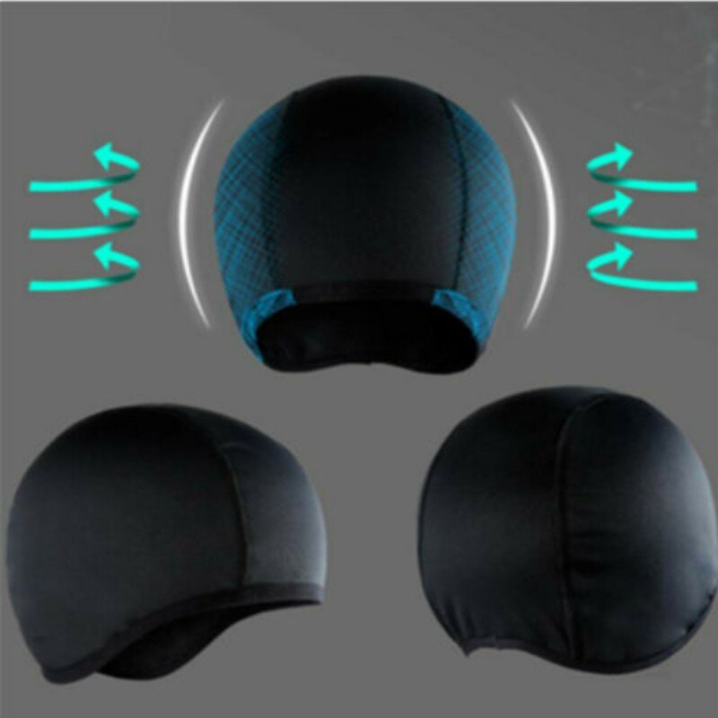 Motorcycle Helmet Inner Cap Hat Quick Dry Breathable Hat Beanie Cap For Helmet Dome Cap Moisture Wicking Summer