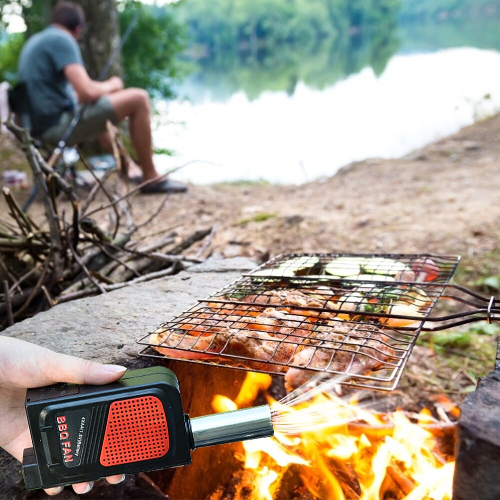 Ventilateur de Barbecue électrique portatif, souffleur d&#39;air pour Camping en plein Air, pique-nique, Barbecue, outil de cuisine