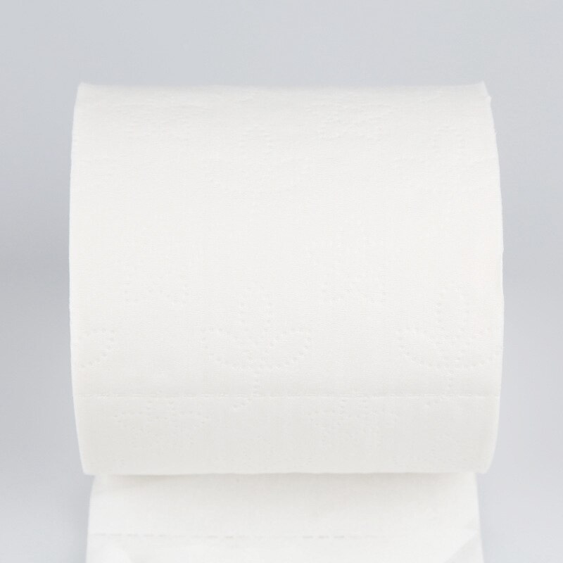 10 Rolls Toilet Paper 3-Ply Embossed Roll Tissue 110G/Roll Soft Rolls Commercial Standard Rolls