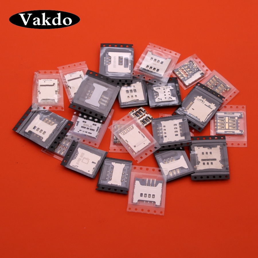 25 modelle Kartenleser SIM Karte Slot Leser Anschluss Buchse Halfter Fach für Samsung AUSU Xiaomi Huawei Lenovo