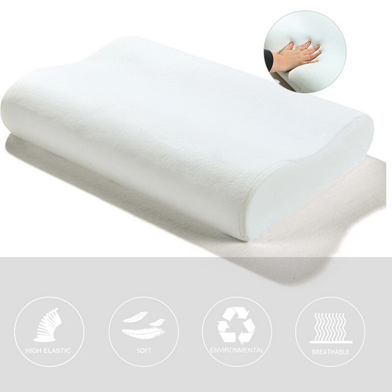 Memory Foam Kussen Bed Orthopedisch Kussen Massage Voor Slapen Nek Pijn Cervicale Bamboe Bed Kussens