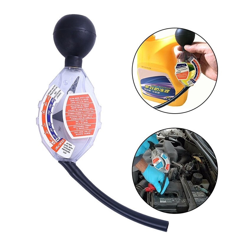 Coolant Densitometer Radiator Coolant Tester Test Ethyl Glycol Anti Freeze Check special additives cooling system Car Scanner
