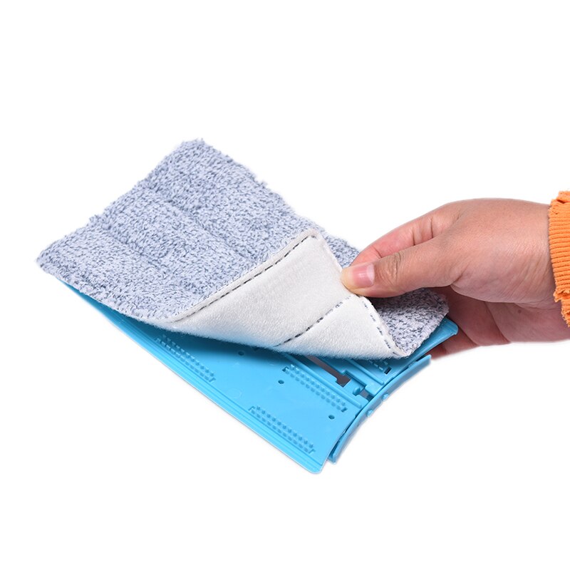 Brosse de nettoyage de miroir de verre, chiffon de nettoyage de rainure de fenêtre pliable pour la maison, outil de lavage de miroir de verre,