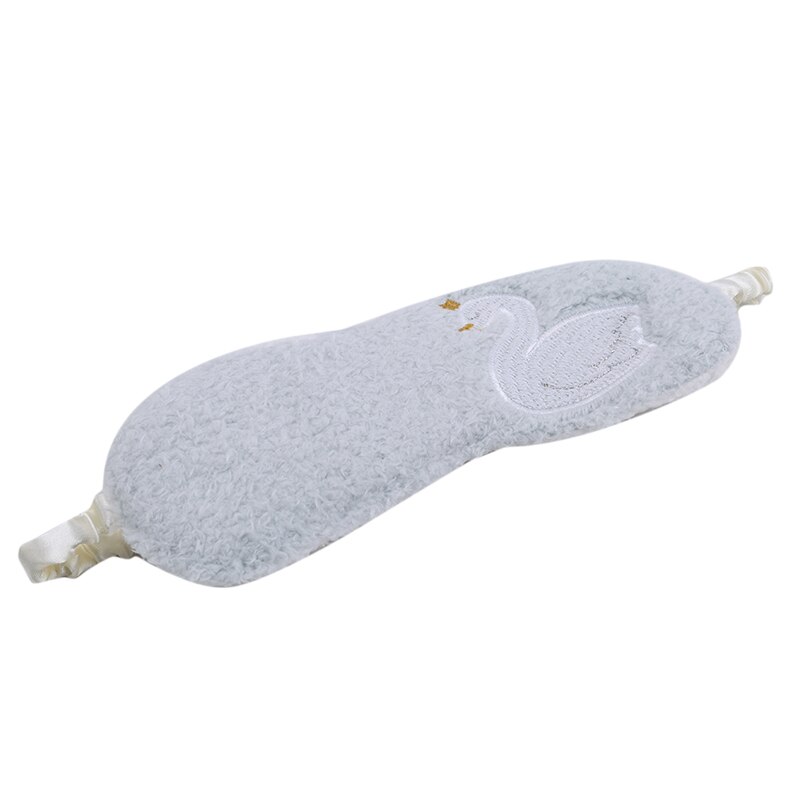 Eyes Care Tool Swan Eye Mask Sleeping Mask Plush Eye Shade Cover Blindfold Eyeshade Travel Home