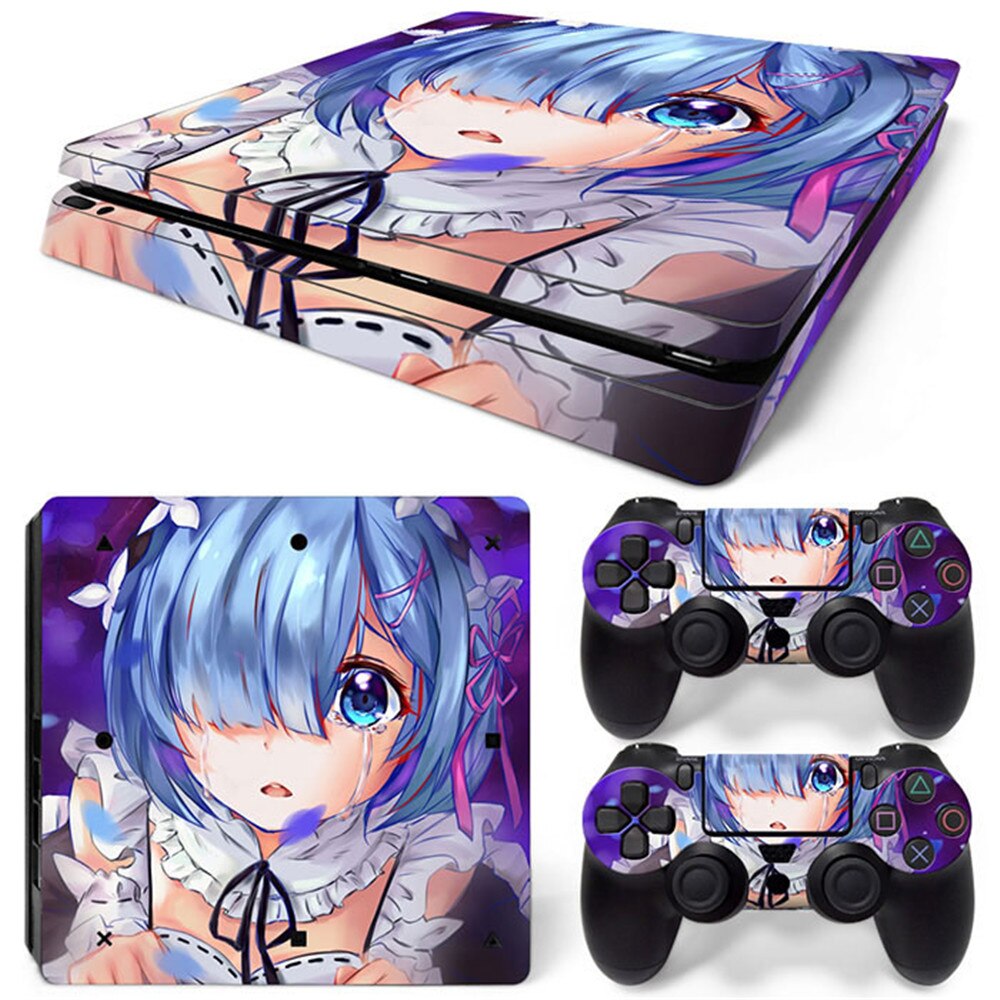 Nuovo Della Copertura Della Protezione Per PS4 Slim S Console & Controller Decalcomania Del Vinile Autoadesivo Della Pelle: TN-PS4Slim-6409